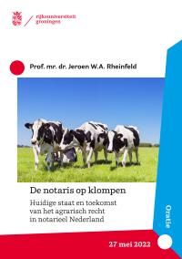 Cover oratie Jeroen Rheinfeld